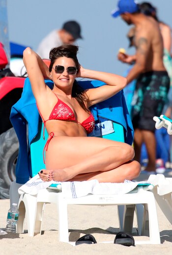 La modelo y actriz está