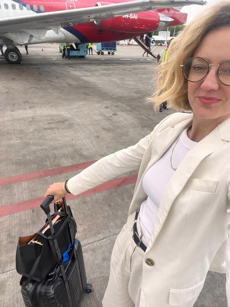 Estefanía Borghetti nació en Frank, un pequeño pueblo de Santa Fe y hoy vive en Lagos, una ciudad de 17 millones de habitantes