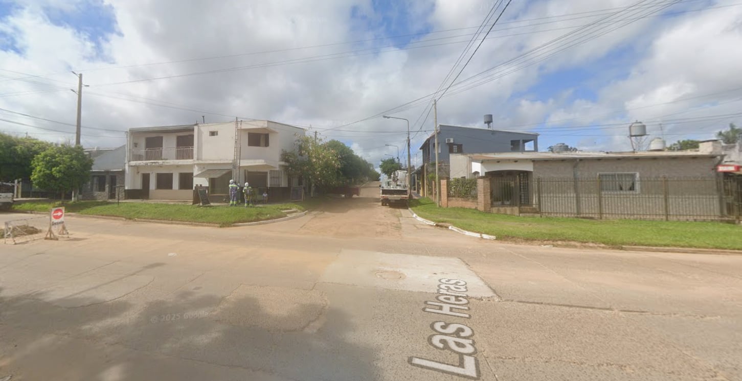 La zona en donde la policía realizó los allanamientos