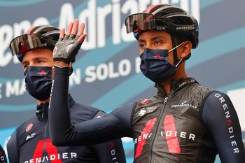 Egan Bernal, del equipo Ineos