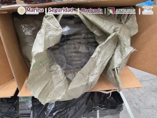 Los cigarros habían sido declarados como bocinas de formna errónea, investigan el motivo y la calidfad de la mercancía Foto: Gabinete de seguridad