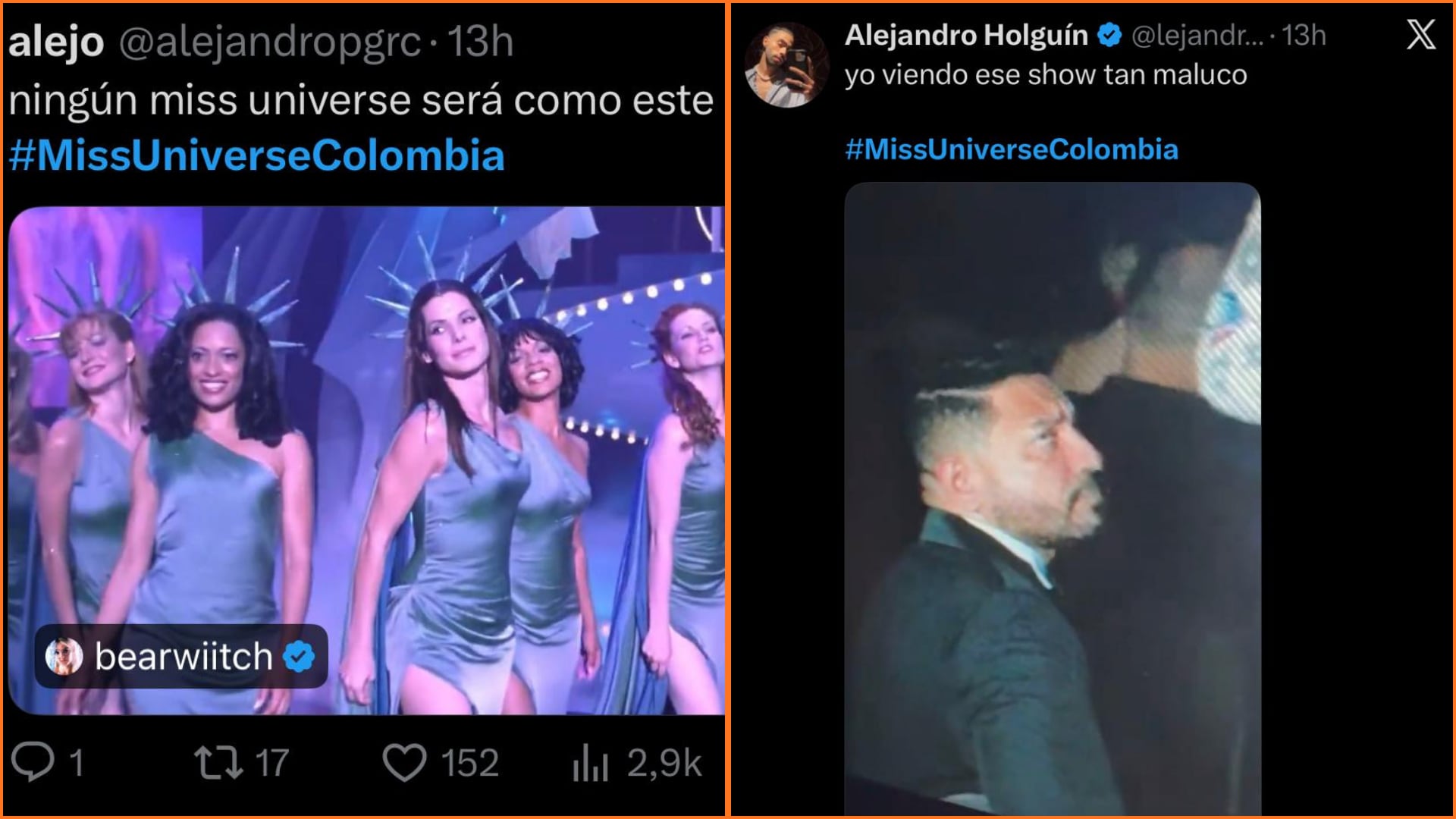Estos fueron los mejores memes que dejó la transmisión de Miss Universe Colombia 2026 - crédito X
