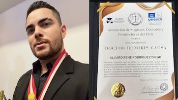 El cantante peruano es reconocido con el Doctor Honoris Causa por impulsar oportunidades educativas y artísticas a través de la fundación Canta Perú