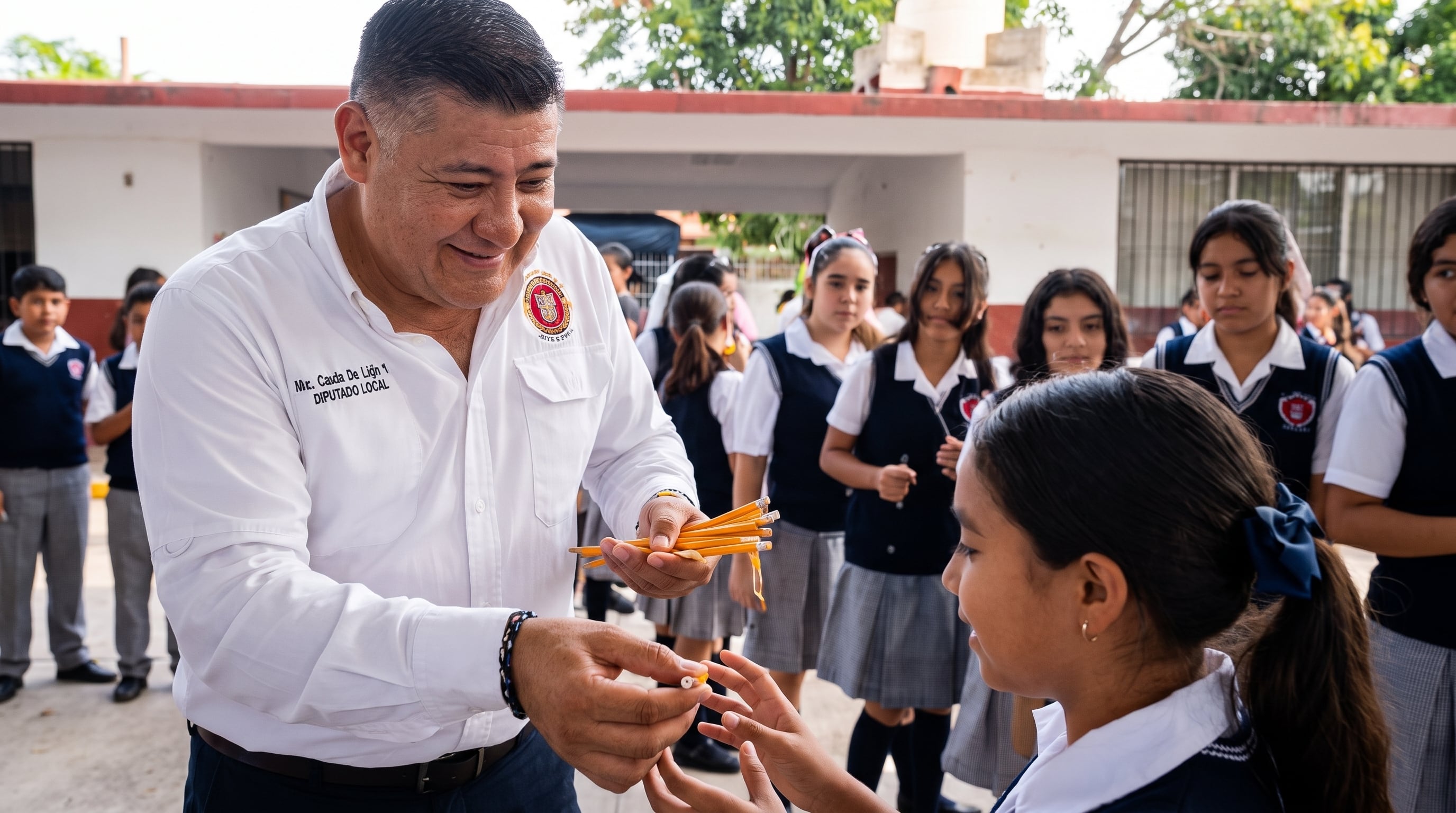 Un apoyo de apenas dos lápices desató cuestionamientos sobre la ayuda a los estudiantes.