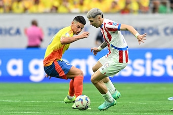 El duelo entre Colombia y Paraguay por la Copa América de 2024 fue vibrante - crédito Maria Lysaker / USA TODAY Sports