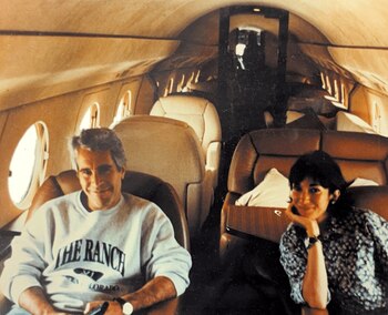 Ghislaine Maxwell y Jeffrey Epstein