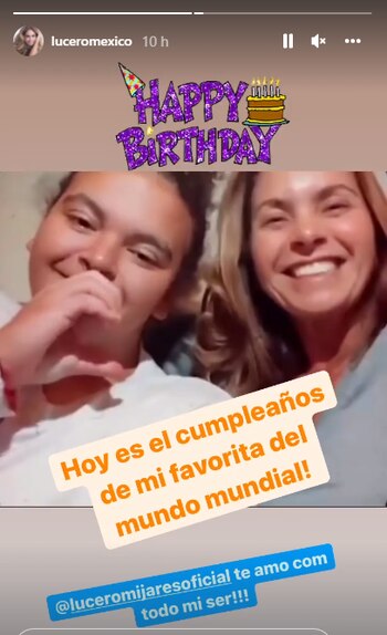 Lucero celebra el cumpleaños de su hija Foto: Instagram/@luceromexico