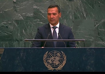 El ministro de Defensa, Pedro Sánchez, habló en una conferencia de la ONU, y aseguró que los grupos terroristas, en Colombia, son una "amenaza trasnacional" - crédito @mindefensa/X