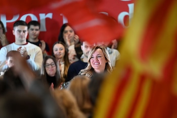 Pilar Alegría, candidata del PSOE,