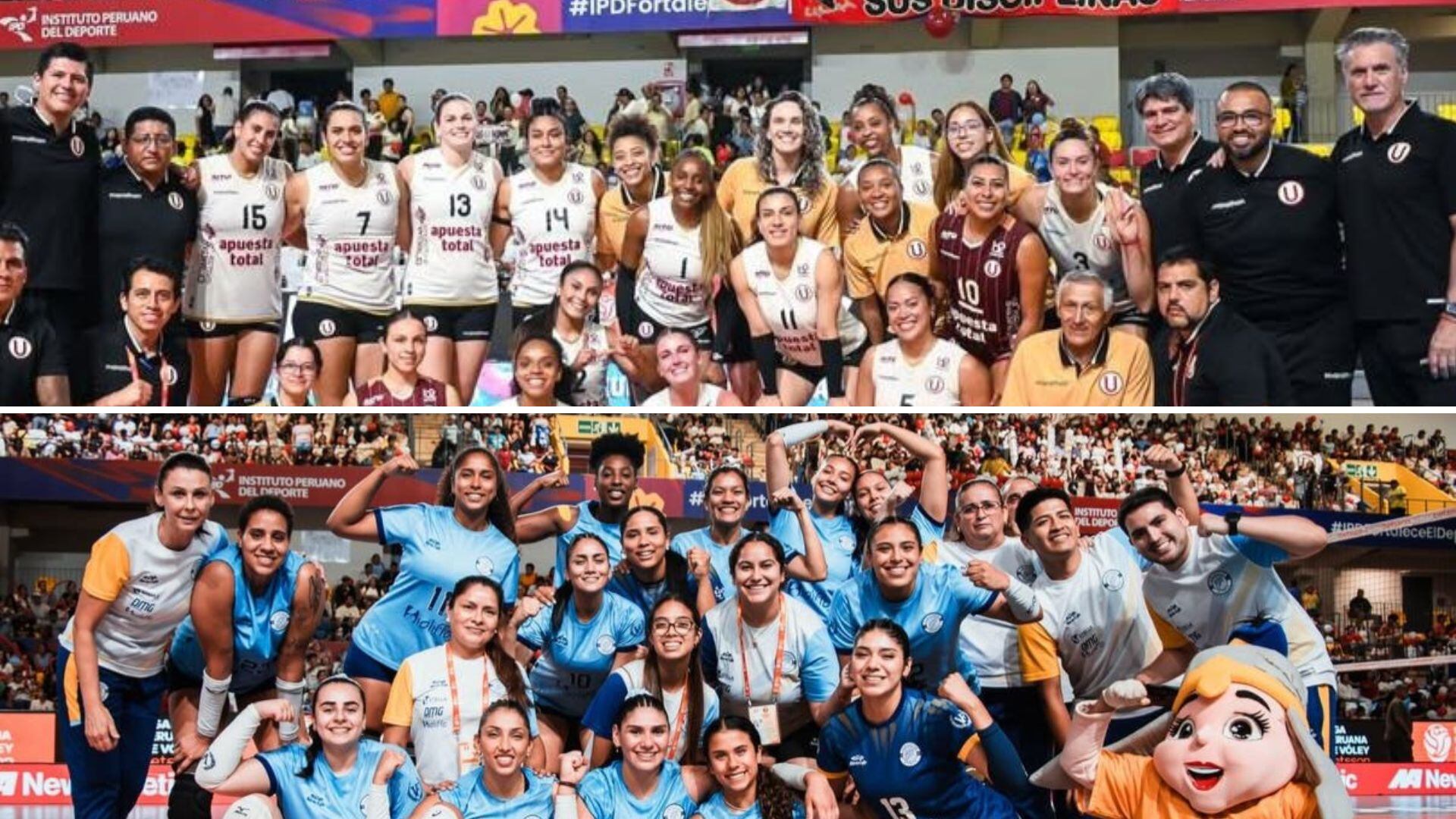 Universitario y Atenea protagonizarán uno de los mejores duelos de la fecha 5 de la segunda fase de la Liga Peruana de Vóley 2025/2026.