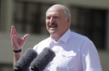 Lukashenko durante su discurso de