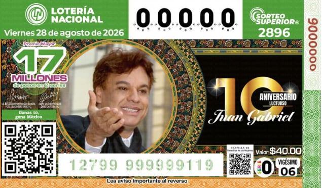 Créditos: Lotería Nacional