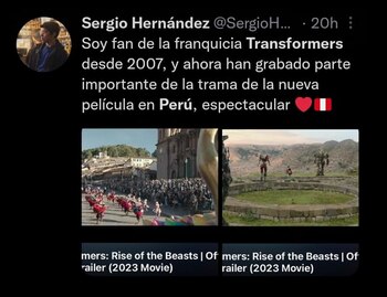 Reacción al tráiler de "Transformers