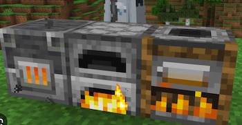 Los hornos son importante para cocinar los alimentos. (Minecraft)