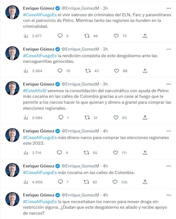 Enrique Gómez sobre el cese