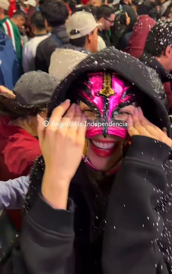 Así festejó Kenia Os el triunfo del Tri sobre Chequia (Ig/keniaos)