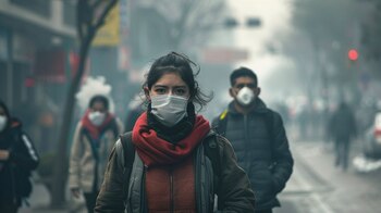 La pésima calidad del aire es un problema grave que afecta la salud de quien la respira (Imagen Ilustrativa Infobae)