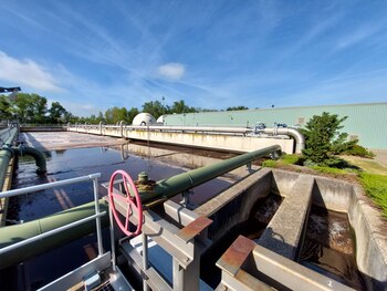 Una de las estaciones depuradoras