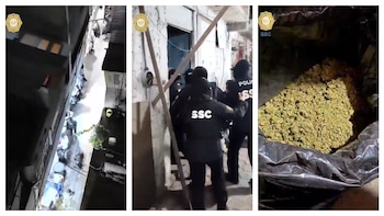 En un cateo le fueron encontradas dosis de presunta marihuana Foto: SSC CDMX