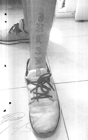 El tatuaje de uno de