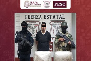 Sujeto detenido en Mexicali
(Foto: