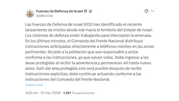 El mensaje de las FDI