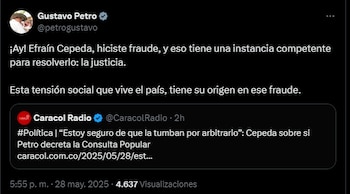 El presidente sostuvo que deberían