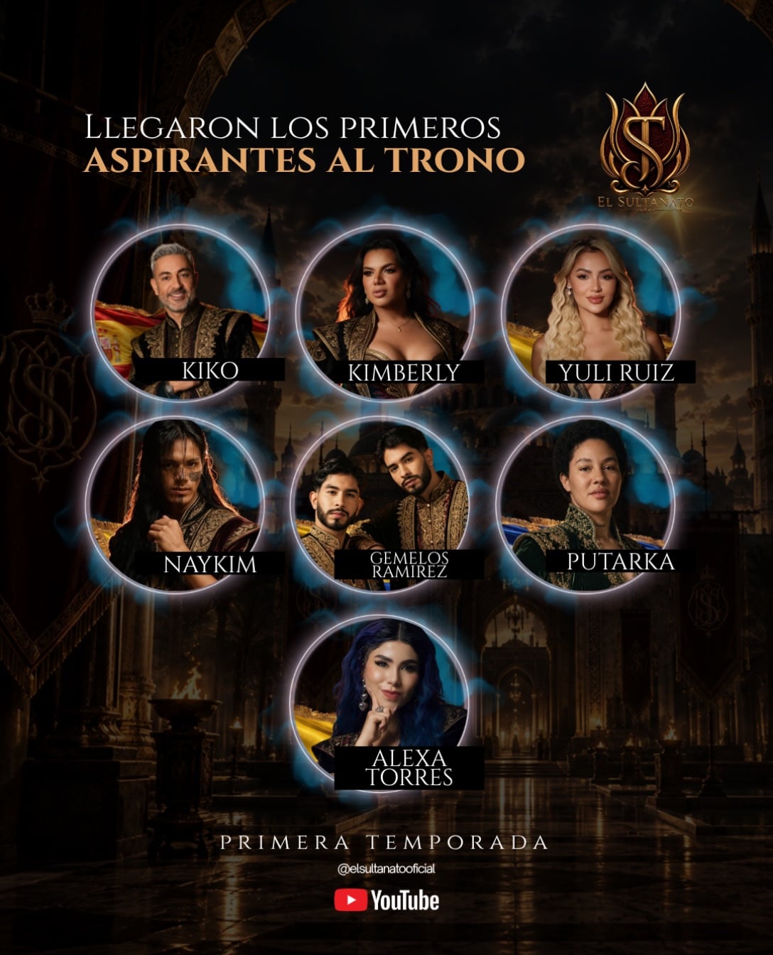 Además de Renato Rossini Jr., El Sultanato confirmó a Kiko Hernández, Kimberly La Más Preciosa, Yuli Ruiz, los Gemelos Ramírez, Naykim Tzamarenda, Jennifer Chacón y Alexa Torres.