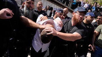 El momento de la detención