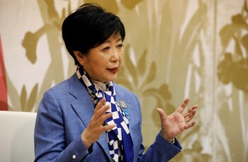 La gobernadora Yuriko Koike (Foto: