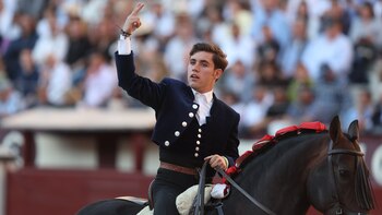 El rejoneador español Guillermo Hermoso