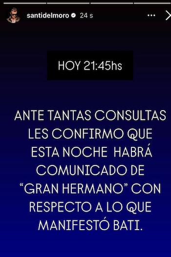 La publicación de Santiago del