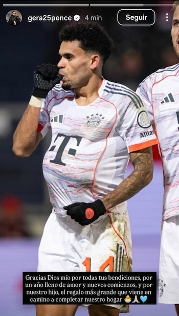 La esposa de Lucho Díaz