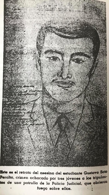 Asesinos Gustavo Soto Peralta (Foto: Nota Roja 70’s, de Myriam Laurini y Rolo Diez, México 1993, editorial Diana)