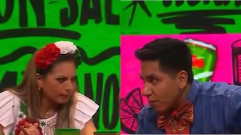 La Casa de los Famosos México: Mariana Ochoa nominó a Ese Pérez y la cena patria terminó en discusión entre ambos