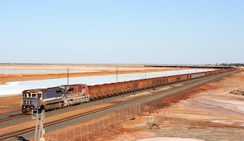 El tren BHP Iron Ore,