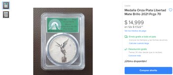 La pieza se comercializa en