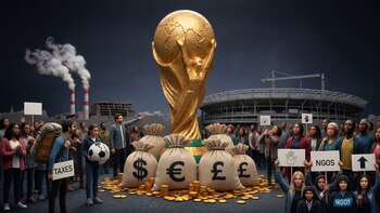 ONGs denuncian que la FIFA obtendrá ganancias millonarias mientras costos económicos, sociales y ambientales recaen en la ciudadanía