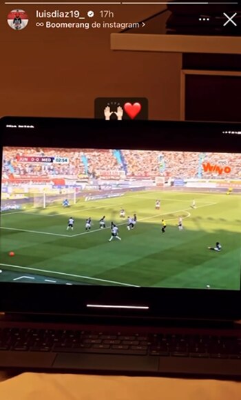 Luis Díaz compartió en sus