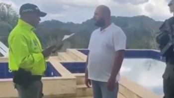 El detenido habría coordinado envíos de cocaína desde la Costa Caribe hacia República Dominicana y Estados Unidos, según investigaciones policiales. - crédito captura de video