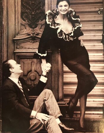 Gino Bogani y Mariana Arias,