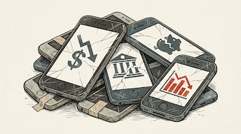 La crisis mundial de smartphones