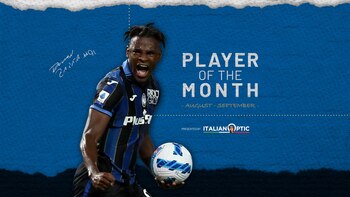 Duván Zapata, elegido mejor jugador