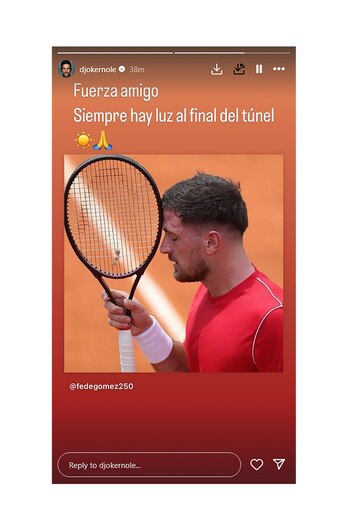 El posteo del serbio en