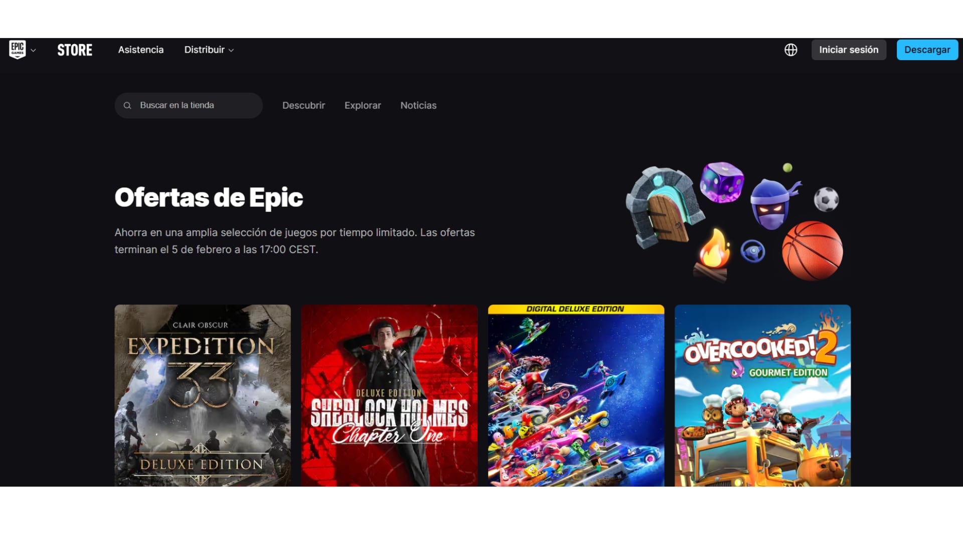 Hay títulos de todos los géneros en descuento. (Epic Games)