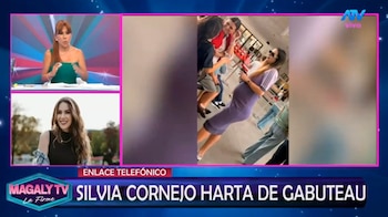 Silvia Cornejo rompe su silencio sobre Jean Paul Gabuteau y Analía Jiménez: “Ya es momento que yo tenga que hablar”. Captura: Magaly TV La Firme.