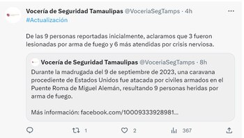 Foto: X/@VoceriaSegTamps