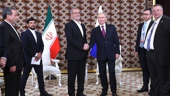 Putin y Pezeshkian se reunirán este viernes en Turkmenistán