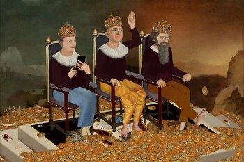 Tech executives wanted to change the world, and they did. Of course we’re now questioning them. (James Kerr / Scorpion Dagger/The New York Times) -- NO SALES; FOR EDITORIAL USE ONLY WITH NYT STORY BIG TECH POWER BY SHIRA OVIDE FOR APRIL 21, 2021. ALL OTHER USE PROHIBITED. --