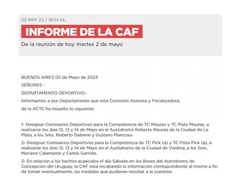 La resolución de la CAF